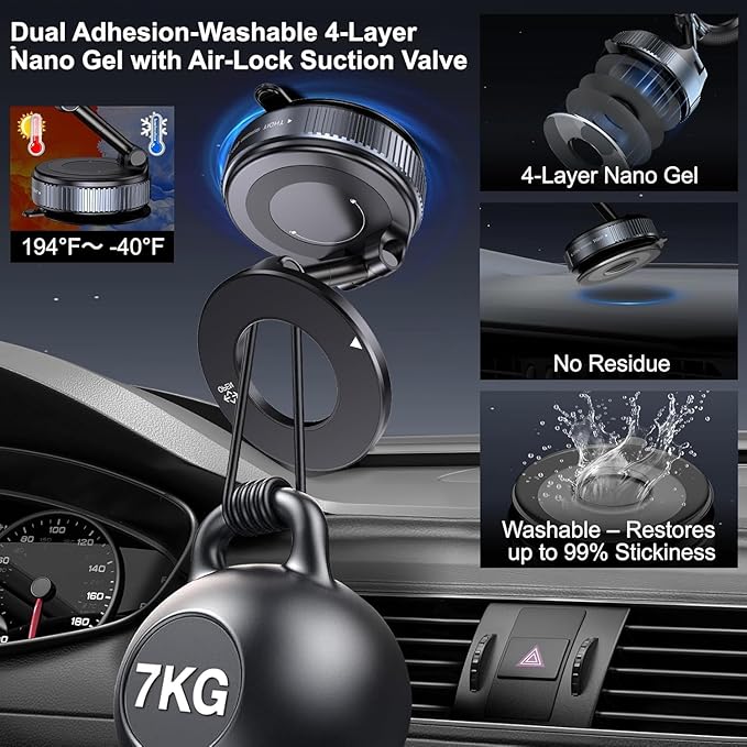 Vacuum Suction Magnetic Bracket
